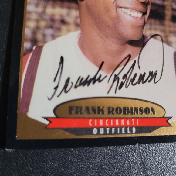 FRANK ROBINSON CINCINNATI REDS AUTOGRAPH - Picture 10 of 11